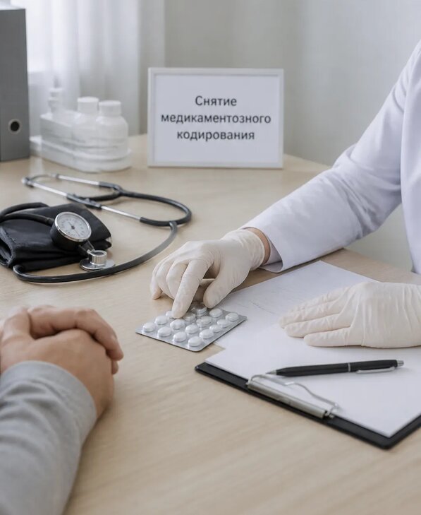 Снятие медикаментозного кодирования в Похвистневе от 5126 р. | Медзона